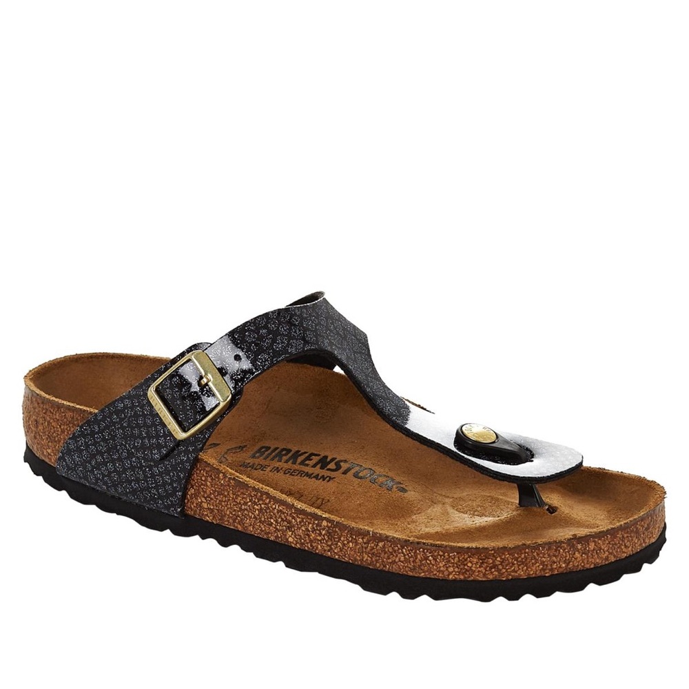 Birkenstock Gizeh Sandals in Iridescent Croc size 37